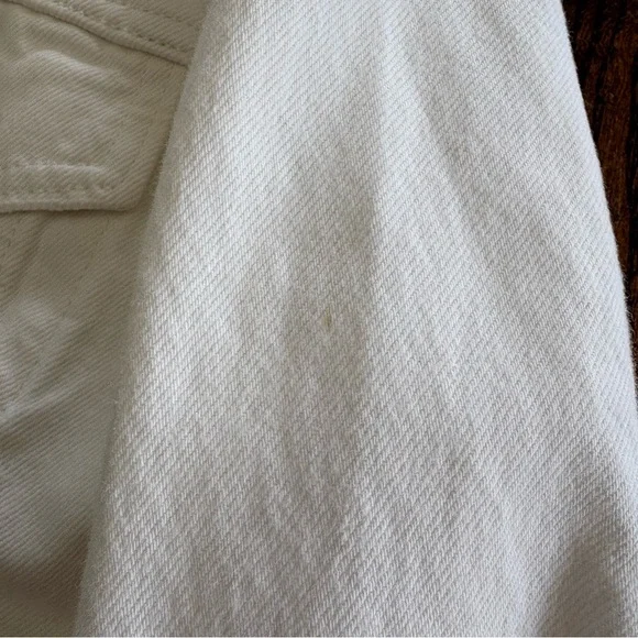Levi’s Original Trucker Jacket White Denim Pockets Button Front Women’s Size XL - Picture 8 of 15
